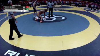 D2-138 lbs Semifinal - Tyson Spicer, New Lexington vs Tommy Rowlands, Watterson