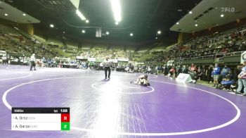 108 lbs Quarterfinal - Alijah Ortiz, Clovis North vs Anthony Garza, Clovis