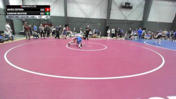 U14 FK - 126 lbs 1st Place Match - Carson Buxton, Banks Mat Club, Inc vs Javen Zepeda, Oregon
