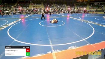 85 lbs Semifinal - Bode Bratsburg, Nebraska Boyz vs Keaton Dietz, Scrap Yard Training