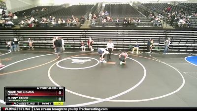 160 lbs Quarterfinal - Noah Vaterlaus, Viewmont vs Sunny Fager, Layton High School