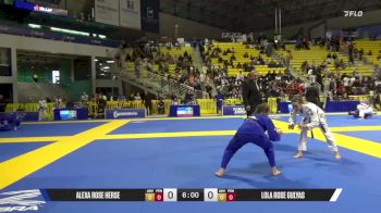 Alexa Rose Herse vs Lola Rose Gulyas 2025 World Jiu-Jitsu IBJJF Championship