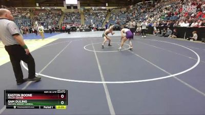 5A-157 lbs 3rd Place Match - Easton Boone, Valley Center vs Sam Duling, Wichita-Bishop Carroll