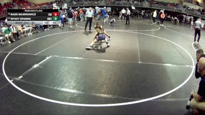 80 lbs Cons. Round 3 - Baer Majerowicz, The Best Wrestler vs Wyatt Sparks, Milford Wrestling Club
