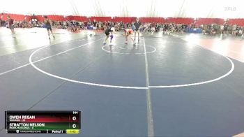 144 lbs Round 1 (6 Team) - Stratton Nelson, Mora Mustangs vs Owen Regan, Waukon