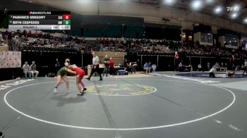 100 lbs Round 2 - Pashince Gregory, Glen Burnie vs Bryn Cespedes, North Harford
