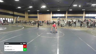 157 lbs Consi Of 32 #1 - Dominic Lee, Great Oak HS vs Ayden Barrera-Smith, Grindhouse WC