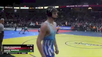 I-138 lbs Champ. Round 2 - Collin Coughenour, Niagara Wheatfield vs Manuel Gonzales, Indian River