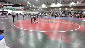 149 lbs Cons. Round 2 - Josh Sharron, Georgetown (KY) vs Shiwoko Shiwoko, Waldorf (Iowa)