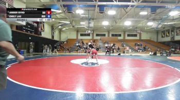 124 lbs Round 2 - Emily Lau, Santa Rosa Junior College vs Amber Byrd, Sacramento City College