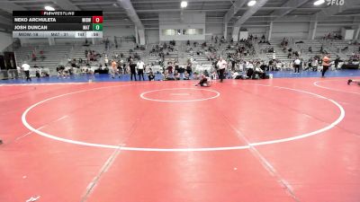142 lbs Rr Rnd 2 - Neko Archuleta, Midwest RTC vs Josh Duncan, Mat Warriors Blue