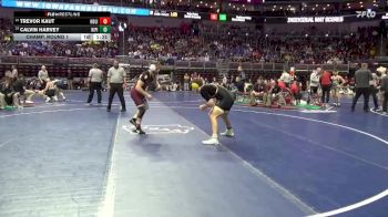 1A-165 lbs Champ. Round 1 - Calvin Harvey, Kingsley-Pierson vs Trevor Kaut, North Linn