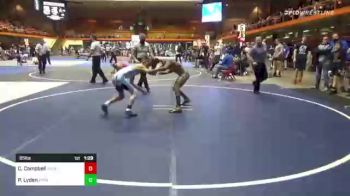 95 lbs Quarterfinal - Co'Ji Campbell, Ringers Wrestling vs Parker Lyden, PINnacle