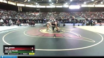 2A 220 lbs Quarterfinal - Ben Jensen, West Side vs Matyus McLain, Priest River