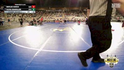 G5A-145 lbs Champ. Round 1 - Bintlee Burch, SULPHUR (Girls) vs Olivia Mankiller, SEQUOYAH (TAHLEQUAH) (Girls)