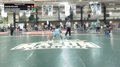 133 lbs Consi Of 8 #1 - Austin Pollard, Pit Bull Wrestling Academy vs Logan Alexander, WVU - UNATT