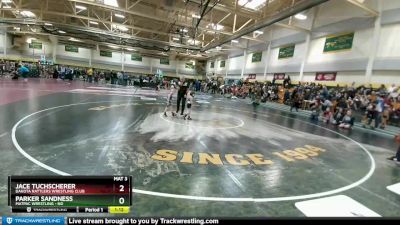 35 lbs Round 3 - Jace Tuchscherer, DAKOTA RATTLERS WRESTLING CLUB vs Parker Sandness, MATPAC Wrestling - ND