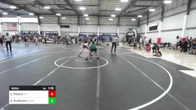 190 lbs Round Of 16 - Cj Peters, No Team vs Alexander Anderson, Show Low