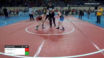 100 lbs Quarterfinal - Haley Garrett, Moore Lions vs Gage Vaughn, SEO Wrestling