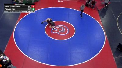 157 lbs Round Of 64 - Braxton Joines, Dallastown vs Blake Fry, Montoursville