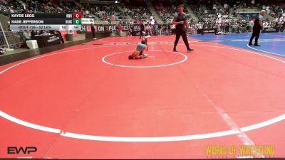 52 lbs Consi Of 8 #2 - Kayde Legg, Keystone Wrestling Club vs Kade Jefferson, Blackhawk