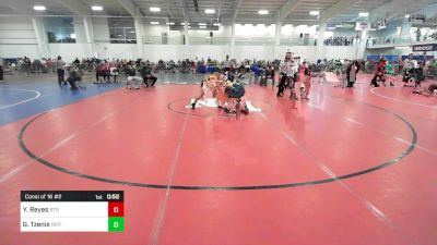 91 lbs Consi Of 16 #2 - Yovani Reyes, BTS Providence vs Graeson Tzenis, Refinery WC