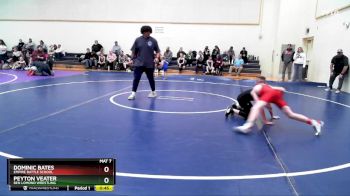 89-92 lbs Round 3 - Dominic Bates, Empire Battle School vs Peyton Veater, Ben Lomond Wrestling