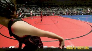 54 lbs Round Of 16 - Kyra Smallwood, South Central Punisher Wrestling Club vs Jayzie Whitford, Sanderson Wrestling Academy
