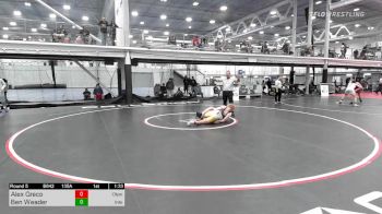 135A lbs Consi Of 4 - Alex Greco, Olympic Wrestling Club vs Ben Weader, Integrity Wrestling Club