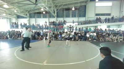 109 lbs Quarterfinal - Kimberly Pena, Swamp Monster vs Makayla Weldon, Yucca Valley Wrestling