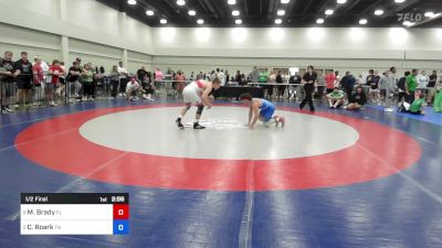 138 lbs 1/2 Final - Maximus Brady, Florida vs Casen Roark, Tennessee