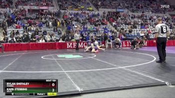 165 lbs Quarterfinal - Rylan Smithley, Marion vs Kaeb Stebbins, Delta