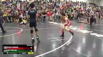 77 lbs Semifinal - Jeremiah Parker, Triad vs Hayden Taylor, Ascent