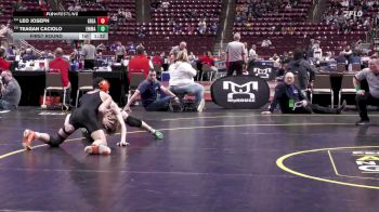 121 lbs First Round - Leo Joseph, Greater Latrobe vs Teagan Caciolo, Emmaus