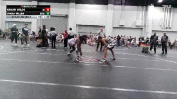 129 lbs Champ. Round 1 - Kamari Childs, Na vs Josiah Miller, Mallard Creek Wrestling Club