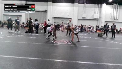 129 lbs Champ. Round 1 - Kamari Childs, Na vs Josiah Miller, Mallard Creek Wrestling Club