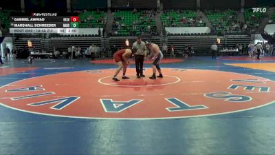 1A-4A 215 Champ. Round 1 - Gabriel Awwad, Deshler vs Marshall Schreeder, Randolph