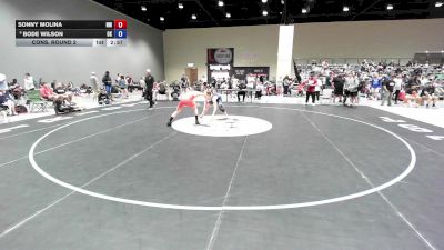 150 lbs Cons. Round 2 - Sonny Molina, NM vs Bode Wilson, OK