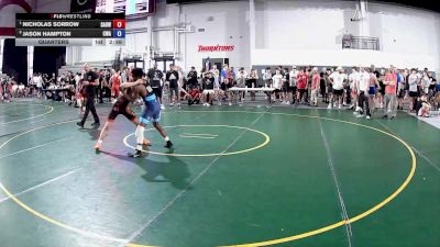 132 lbs Quarters - Nicholas Sorrow, Simmons Academy Of Wrestling vs Jason Hampton, Callan Wrestling Academy