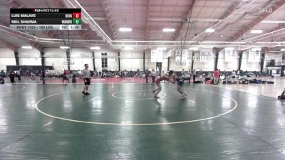 150 lbs Consolation - Luis Malave, Nova Wrestling Club vs Neil Sharma, Warhawks Wrestling Inc.