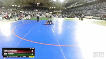 1A 132 lbs Champ. Round 1 - Tristan Sharpe, Cascade (Leavenworth) vs Ben Totten, Elma