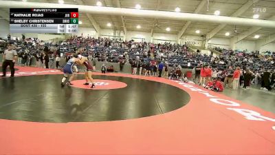 155 lbs Cons. Round 3 - Shelby Christensen, Salem Hills vs Nathalie Rojas, Jordan