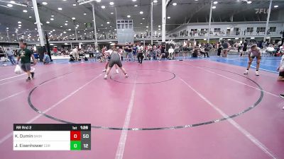 287 lbs Rr Rnd 2 - Kaleb Dumin, Boyertown vs John Eisenhower, Cedar Cliff