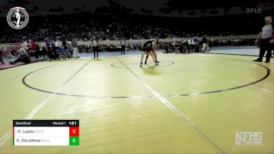 6A - 115 lbs Semifinal - Hannah Lopez, MOORE vs Kristen DeLaRosa, BROKEN ARROW