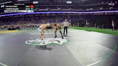 D4-175 lbs 7th Place Match - Hunter Wilder, North Muskegon vs Peyton Ewalt, Carson City-Crystal