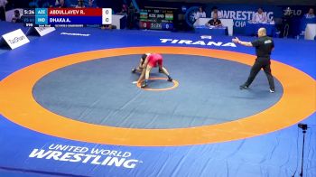 61 kg 1/2 Final - Ruslan Abdullayev, Azerbaijan vs Abhishek Dhaka, India