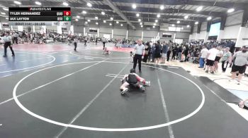 98 lbs Consi Of 4 - Tyler Hernandez, Quad City Warriors vs Jax Layton, Desert Dogs WC