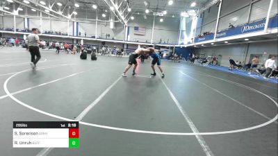 285 lbs Round Of 32 - Sam Sorenson, Army-West Point vs Robbie Unruh, Buffalo