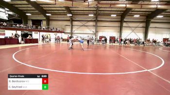 149 lbs Quarterfinal - Boburjon Berdiyorov, New England College vs Caleb Seyfried, Williams