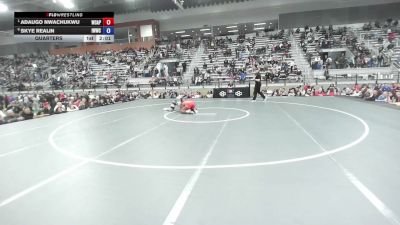 62 kg Quarters - Adaugo Nwachukwu, WCAP vs Skye Realin, Iowa Womens Wrestling Club